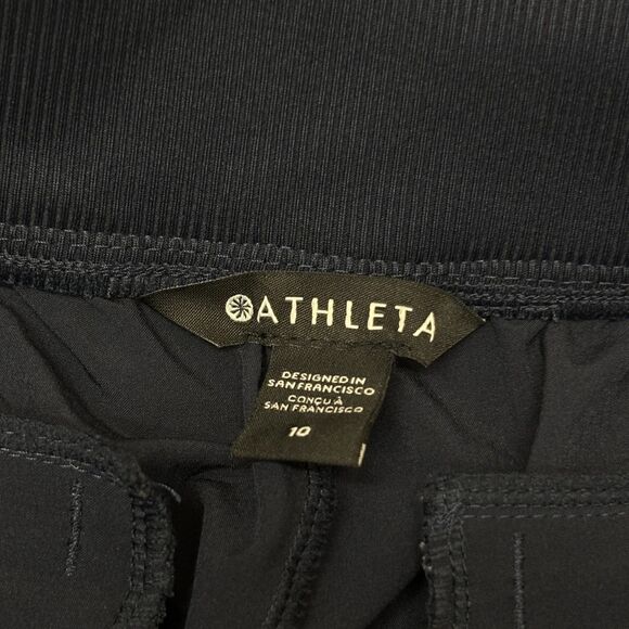 Athleta Women Brooklyn Mid Rise Ankle Pants Size 10 Navy Blue SP23 C023 -22 - Picture 10 of 16